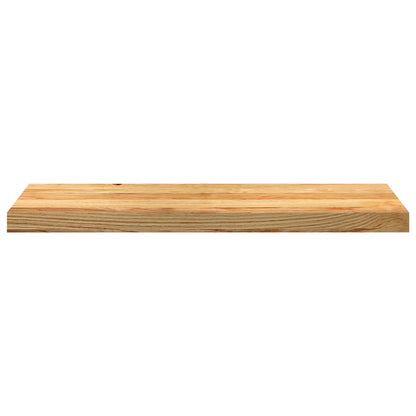 Gradini 2 pz Marrone Chiaro 80x25x2 cm Legno Massello Rovere | homemem39