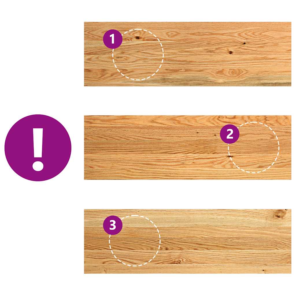 Gradini 2 pz Marrone Chiaro 80x25x2 cm Legno Massello Rovere | homemem39