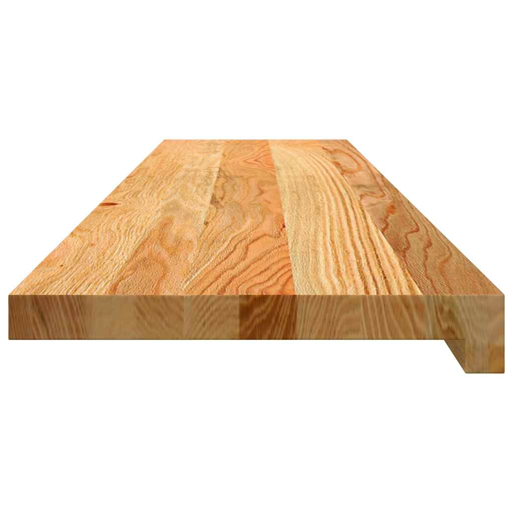 Gradini 2 pz Marrone Chiaro 110x25x2 cm Legno Massello Rovere | homemem39