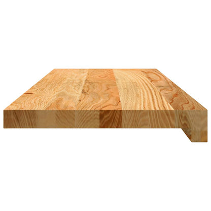 Gradini 2 pz Marrone Chiaro 70x30x2 cm Legno Massello Rovere | homemem39
