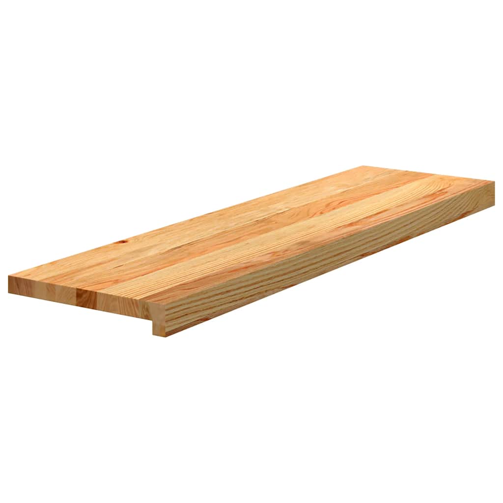Gradini 2 pz Marrone Chiaro 90x30x2 cm Legno Massello Rovere | homemem39