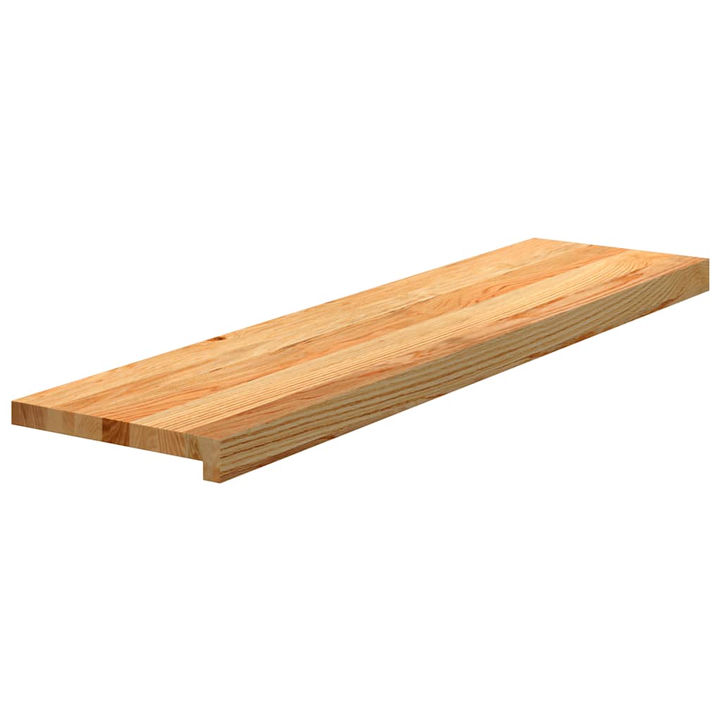 Gradini 2 pz Marrone Chiaro 100x30x2 cm Legno Massello Rovere | homemem39