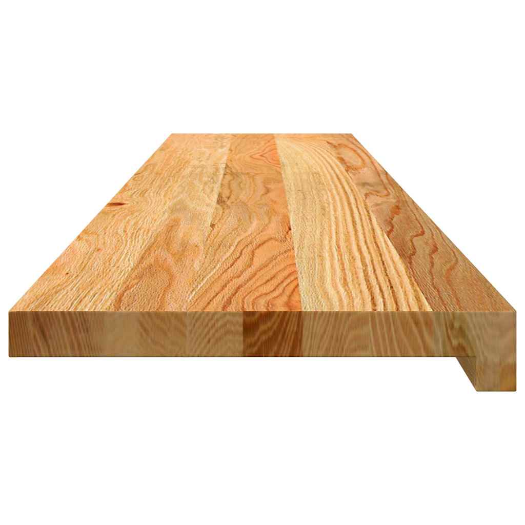 Gradini 2 pz Marrone Chiaro 120x30x2 cm Legno Massello Rovere | homemem39