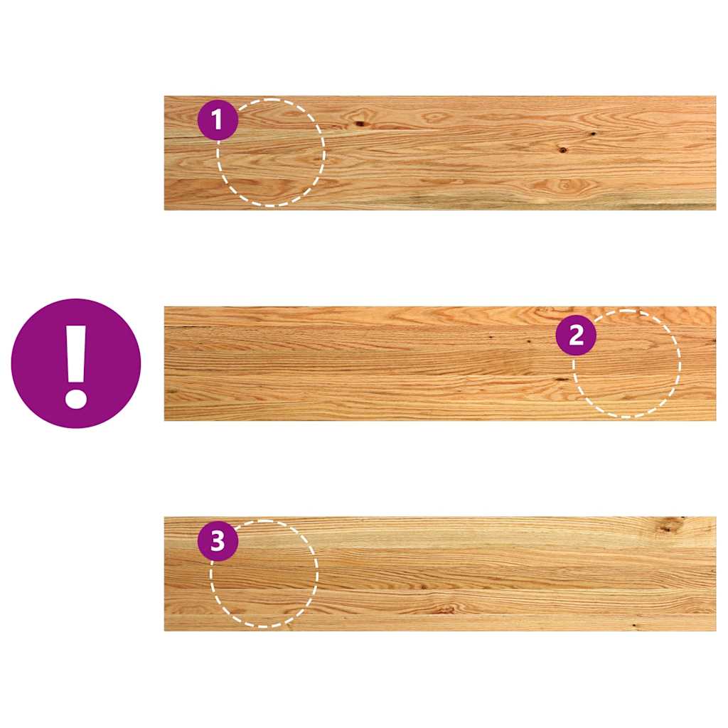 Gradini 2 pz Marrone Chiaro 120x30x2 cm Legno Massello Rovere | homemem39
