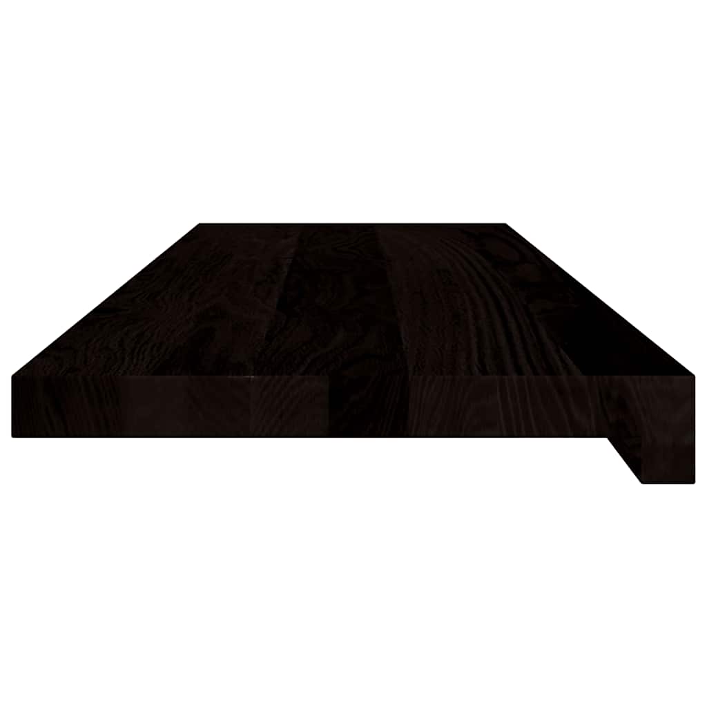 Gradini 2 pz Marrone Scuro 80x30x2 cm Legno Massello Rovere | homemem39