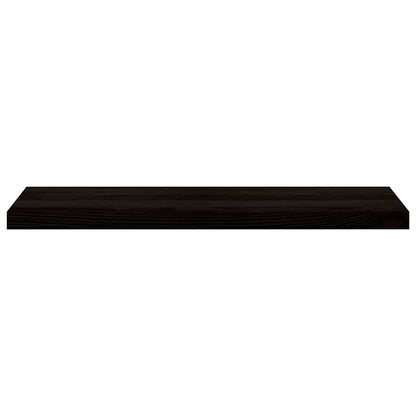 Gradini 2 pz Marrone-nero 90x30x2 cm Legno Massello Rovere