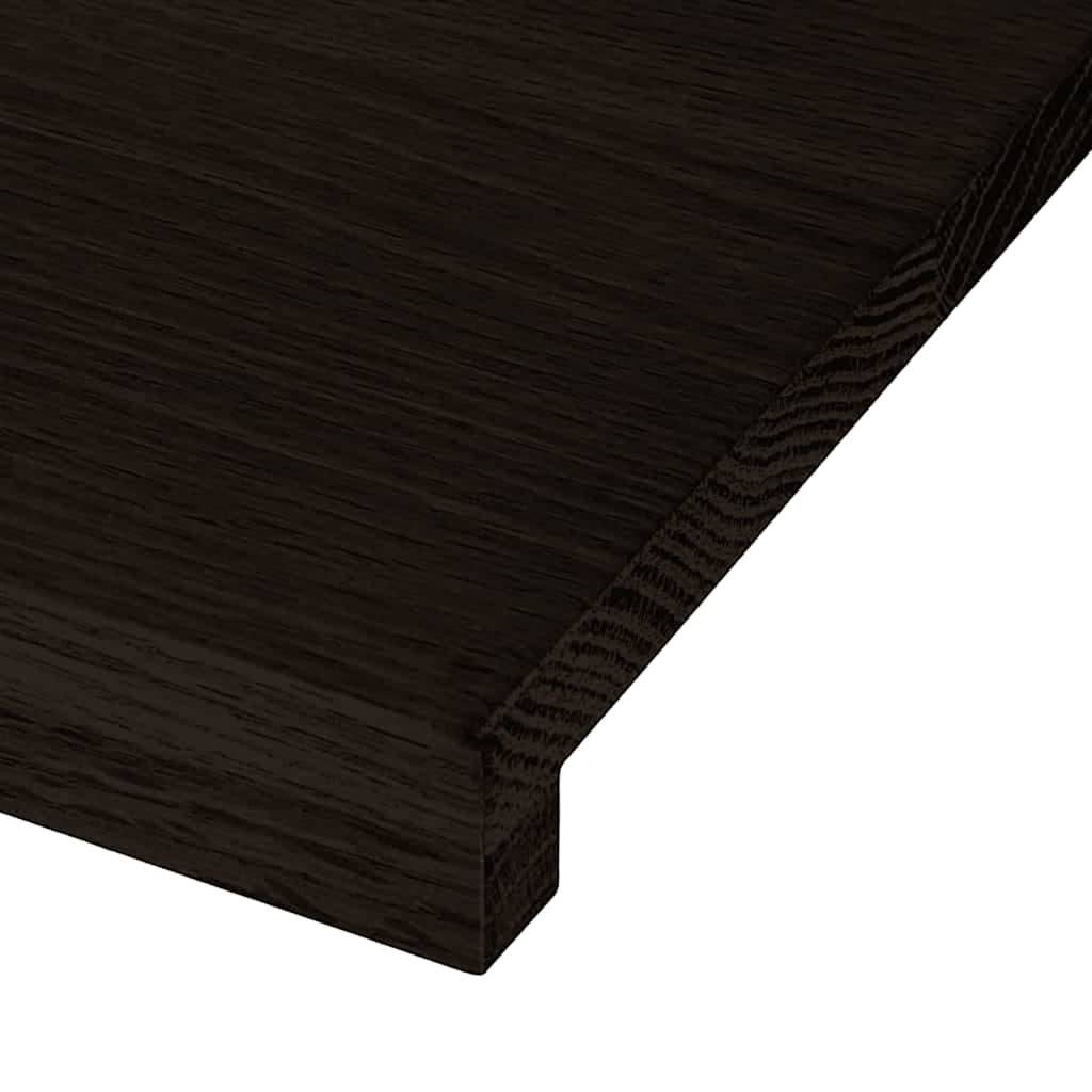 Gradini 2 pz Marrone Scuro 110x30x2 cm Legno Massello Rovere | homemem39