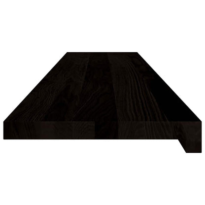 Gradini 2 pz Marrone Scuro 120x30x2 cm Legno Massello Rovere | homemem39
