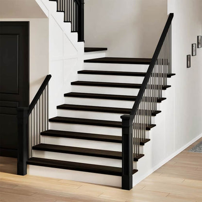 Gradini 2 pz Marrone Scuro 120x30x2 cm Legno Massello Rovere | homemem39
