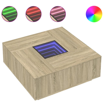 Tavolino da Salotto con LED Infinity