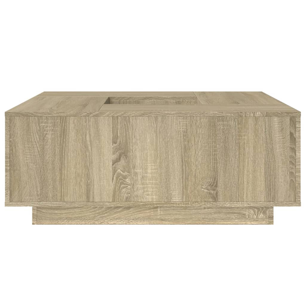 Tavolino Salotto Rovere Sonoma 100x100x40 cm Legno Multistrato | homemem39