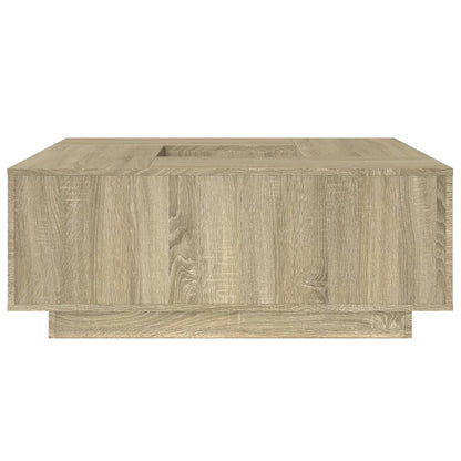 Tavolino Salotto Rovere Sonoma 100x100x40 cm Legno Multistrato | homemem39