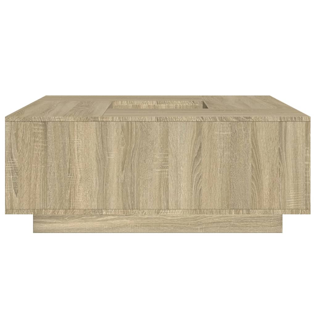 Tavolino Salotto Rovere Sonoma 100x100x40 cm Legno Multistrato | homemem39
