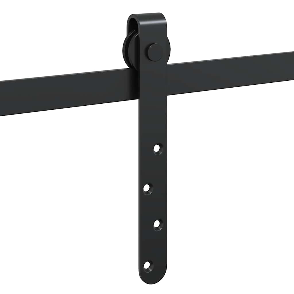 Kit Anta Scorrevole Armadio in Acciaio al Carbonio 113 cm