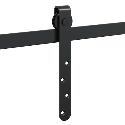 Kit Anta Scorrevole Armadio in Acciaio al Carbonio 113 cm