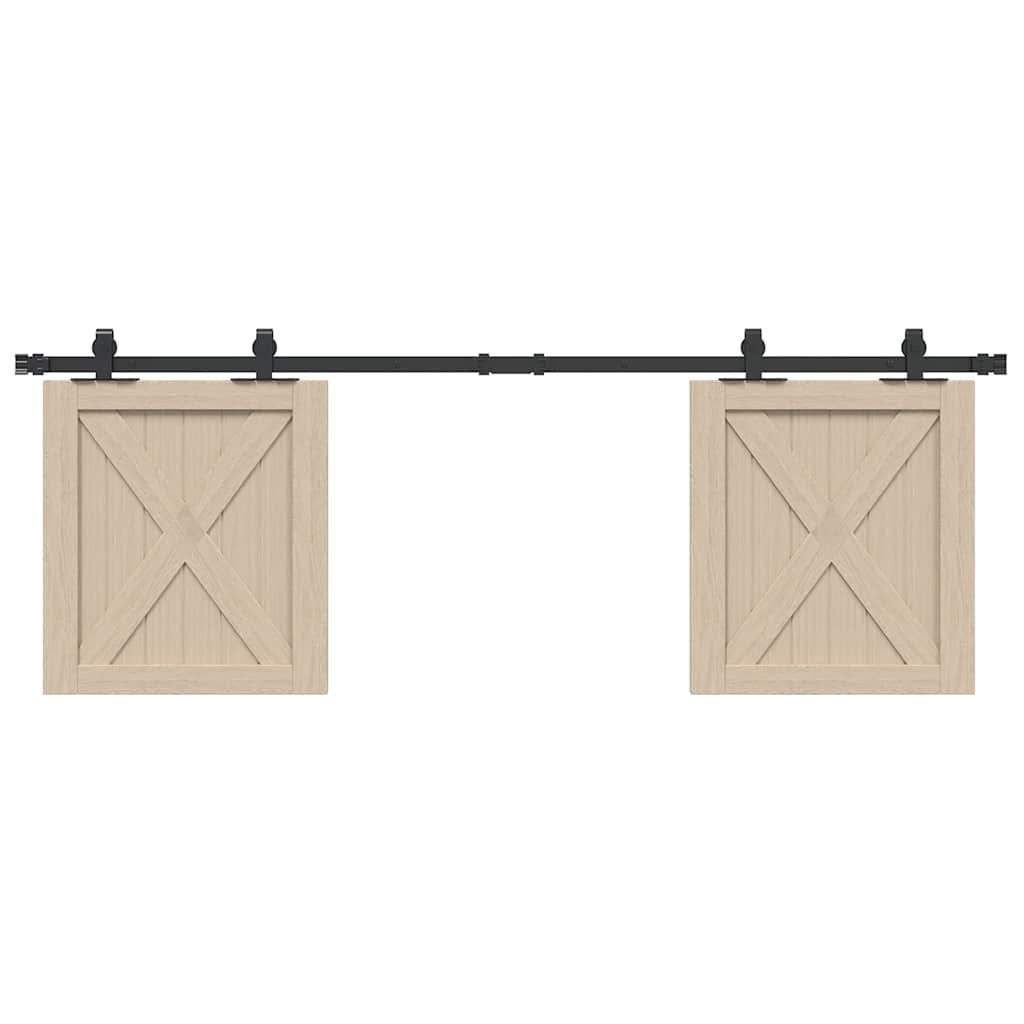 Kit Anta Scorrevole per Armadio 152 cm in Acciaio al Carbonio | homemem39