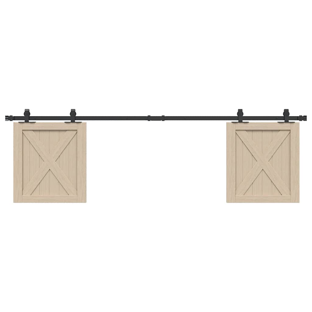 Kit Anta Scorrevole per Armadio 183 cm in Acciaio al Carbonio | homemem39