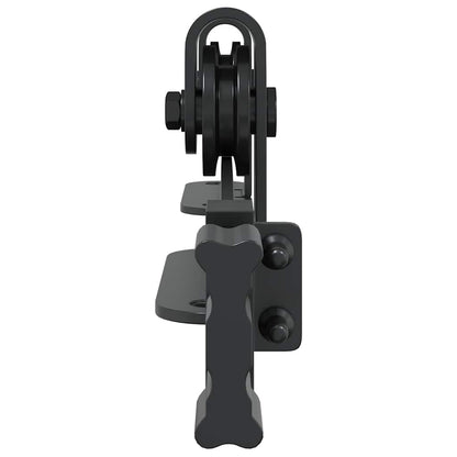 Kit Anta Scorrevole Armadio in Acciaio al Carbonio 113 cm