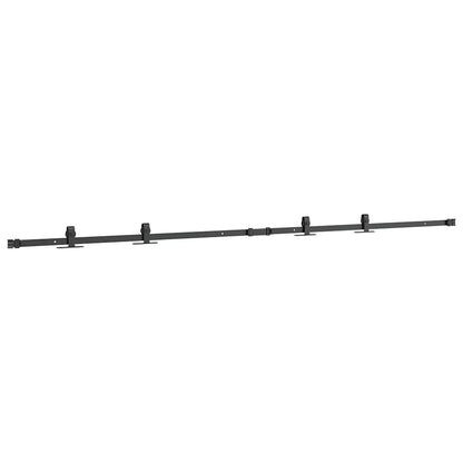 Kit Anta Scorrevole Armadio in Acciaio al Carbonio 113 cm