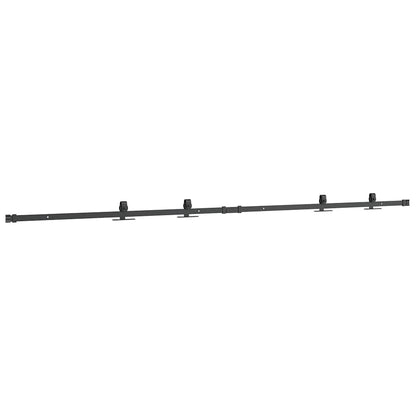 Kit Anta Scorrevole Armadio in Acciaio al Carbonio 113 cm