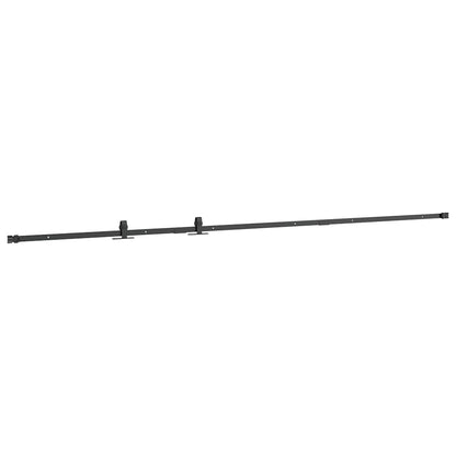 Kit Anta Scorrevole Armadio in Acciaio al Carbonio 244 cm | homemem39