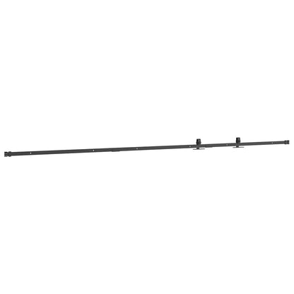 Kit Anta Scorrevole Armadio in Acciaio al Carbonio 244 cm | homemem39