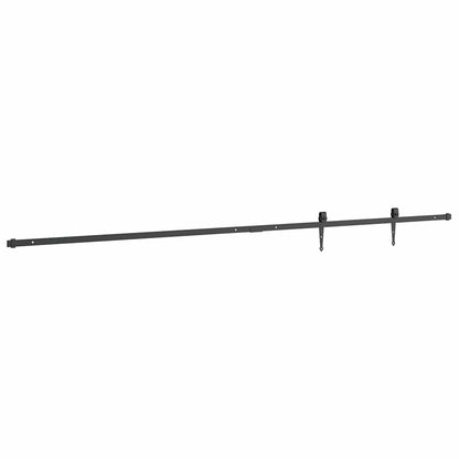 Kit Anta Scorrevole Armadio in Acciaio al Carbonio 113 cm