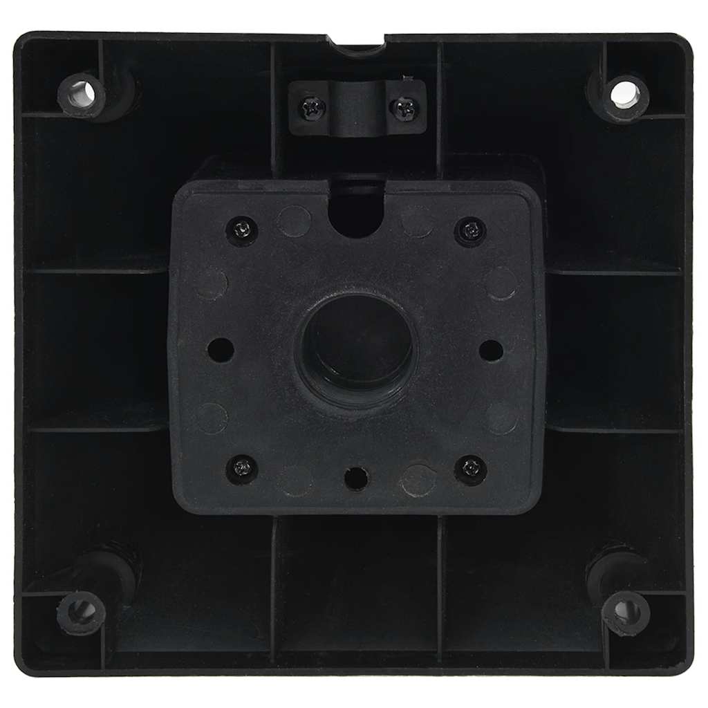 Colonna con Presa da Esterno a 4 Vie Nera e Verde 16x16x39,5cm - homemem39