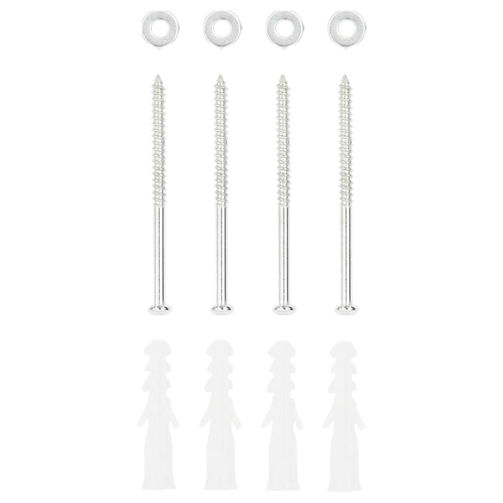 Colonna con Presa da Esterno a 4 Vie Nera e Verde 16x16x39,5cm - homemem39