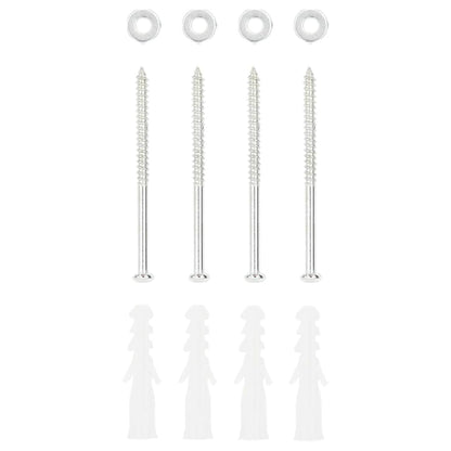 Colonna con Presa da Esterno a 4 Vie Nera e Verde 16x16x39,5cm - homemem39