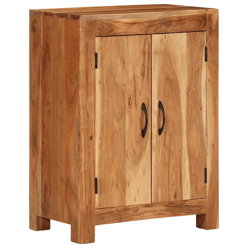 Credenza 55x35x75 cm in Legno Massello di Acacia