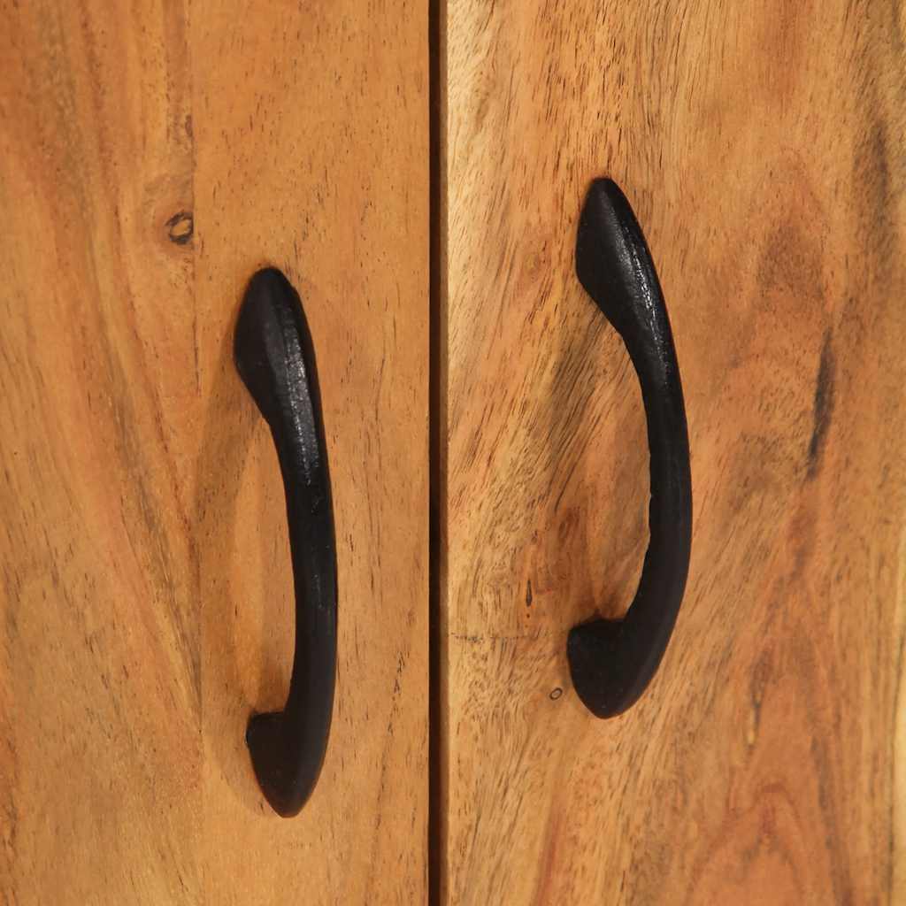 Credenza 55x35x75 cm in Legno Massello di Acacia