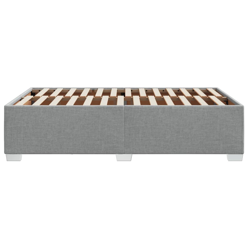 Giroletto senza Materasso Grigio Chiaro 120x190 cm in Tessuto | homemem39