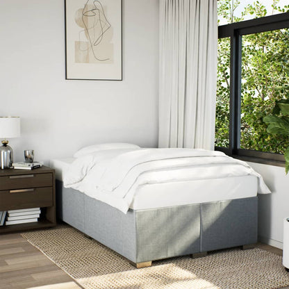 Giroletto senza Materasso Grigio Chiaro 120x190 cm in Tessuto | homemem39