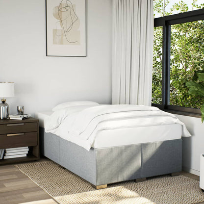 Giroletto senza Materasso Grigio Chiaro 120x200 cm Tessuto | homemem39
