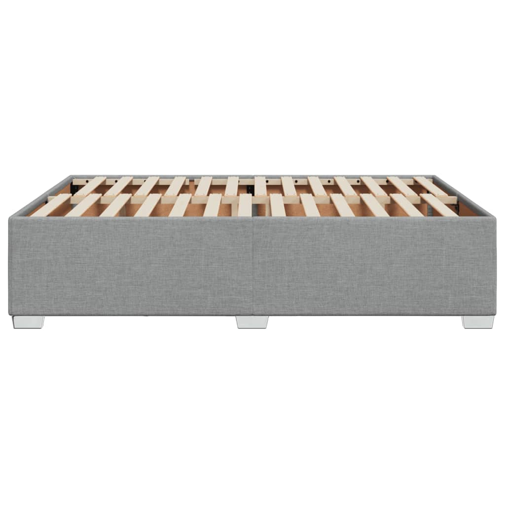 Giroletto senza Materasso Grigio Chiaro 140x190 cm Tessuto | homemem39