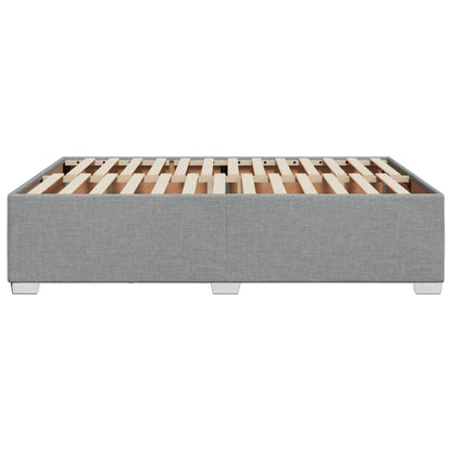 Giroletto senza Materasso Grigio Chiaro 140x190 cm Tessuto | homemem39