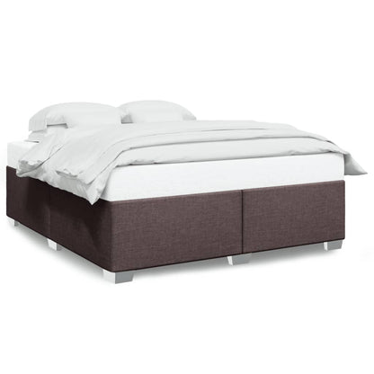 Giroletto senza Materasso Marrone Scuro 180x200 cm Tessuto | homemem39