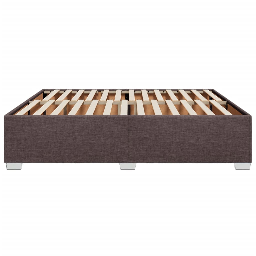 Giroletto senza Materasso Marrone Scuro 180x200 cm Tessuto | homemem39