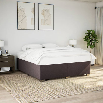 Giroletto senza Materasso Marrone Scuro 180x200 cm Tessuto | homemem39