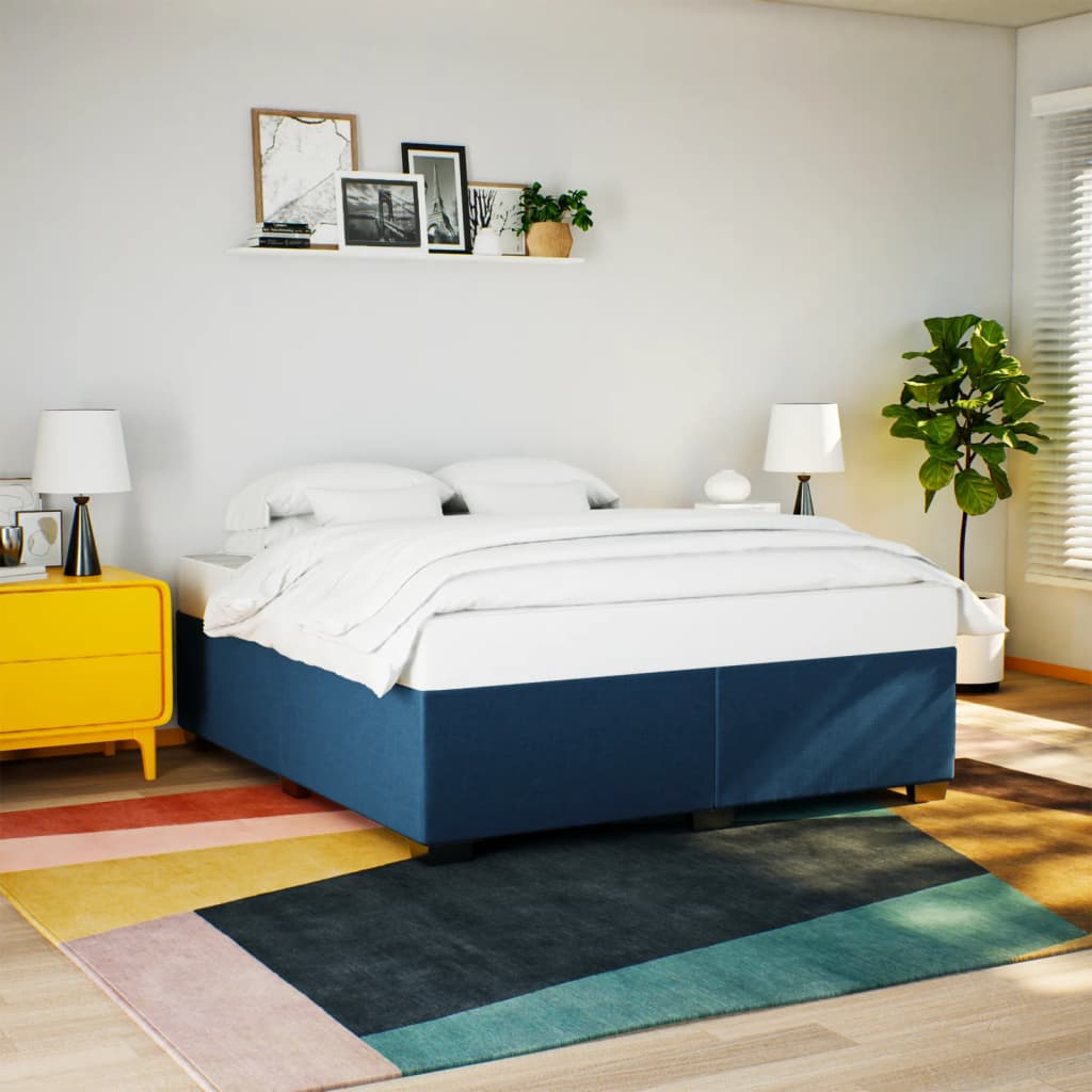 Giroletto senza Materasso Blu 180x200 cm in Tessuto | homemem39