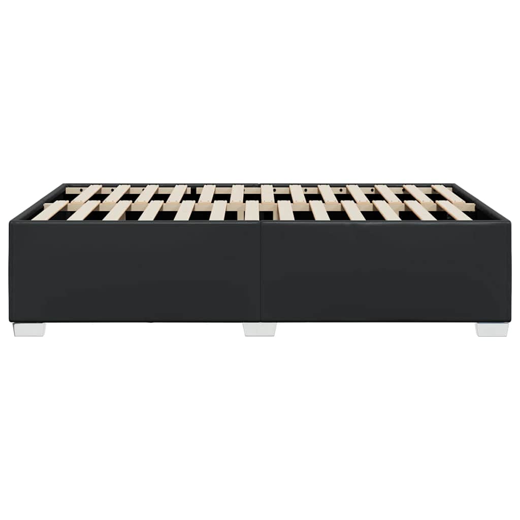 Struttura letto senza Materasso Nera in Similpelle | homemem39