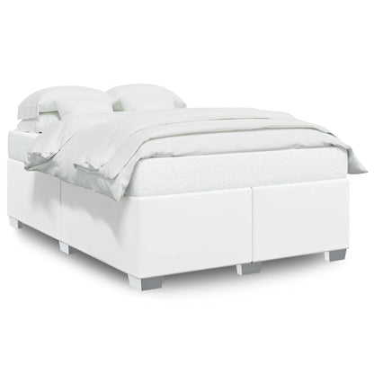 Struttura letto senza Materasso Bianca in Similpelle | homemem39