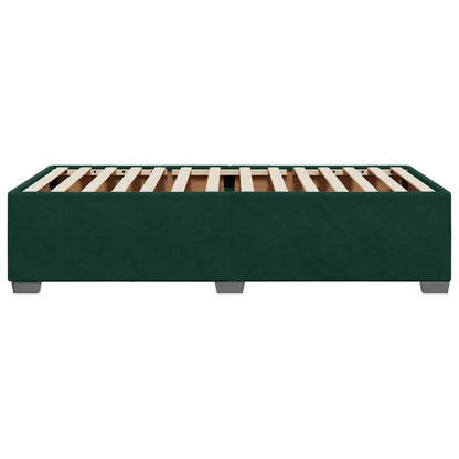 Giroletto senza Materasso Verde Scuro 80x200 cm in Velluto | homemem39