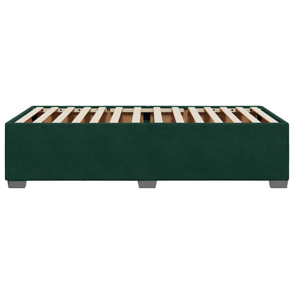 Giroletto senza Materasso Verde Scuro 90x190 cm in Velluto | homemem39