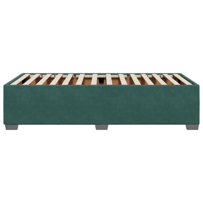 Giroletto senza Materasso Verde Scuro 90x200 cm in Velluto - homemem39