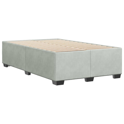 Giroletto senza Materasso Grigio Chiaro 120x200 cm Velluto | homemem39