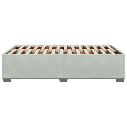 Giroletto senza Materasso Grigio Chiaro 120x200 cm Velluto | homemem39