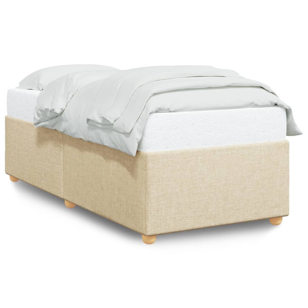 Giroletto senza Materasso Crema 90x190 cm in Tessuto | homemem39