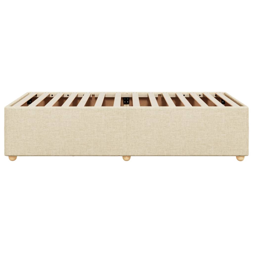 Giroletto senza Materasso Crema 90x190 cm in Tessuto | homemem39